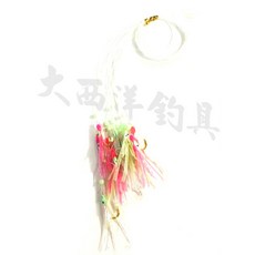 大西洋釣具 小捲魚皮鉤, 1個, 千又5號