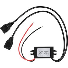 DC 컨버터 전압 12V ~ 5V 3A 15W 벅 컨버터 모듈 DC 감소 전압 레귤레이터 자동차 전원 어댑터 출력 전원 어댑터 포함, DC 컨버터 전압 12V ~ 5V 3A 15W 벅 컨버