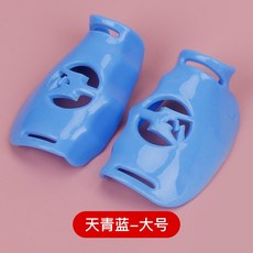 古箏矯正器古箏練習器 古箏手型矯正器 初學者兒童專用練指穩定器 古箏指甲手指輔助訓練器, 1個, 藍色-左右手(大號), 藍色-左右手(大號)