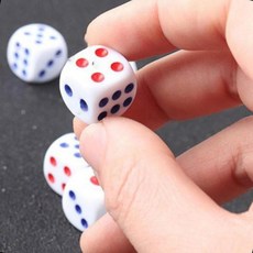 미니 정육면체 주사위 보드게임 놀이도구 게임소품 확률놀이 테이블게임 레크리에이션, 1개, 상세페이지 참조
