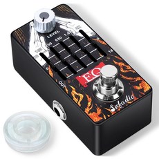 진정한 바이패스 풀 메탈 케이스 EQ 를 갖춘 전기 및 어쿠스틱 기타용 소파디오 아날로그 이퀄라이저 페달 EQ 페달