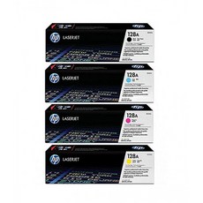 HP 128A 原廠碳粉匣 CE320A CE321A CE322A CE323A (適用 CM1415 / CP1525), 1個, 【四色一組】黑+藍+黃+紅 各一支