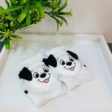 아가방 디즈니베이비~! *디즈니달마시안무릎보호대* 울아기 아장아장 걸음마 필수품~! 한국생산~! 유아&아동~! 쿠션&망사 프리사이즈~!! #인기상품#, 1세트, 블랙