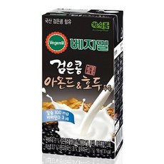 검은콩과 아몬드호두 두유 베지밀, 190ml, 4세트