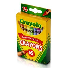 Crayola 繪兒樂 兒童安全無毒蠟筆, 彩色蠟筆-16色