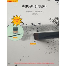 흑연파우더 흑연가루 (소형입자) 스네일버스 SBGP-001 30ml (실습붓포함), 1개