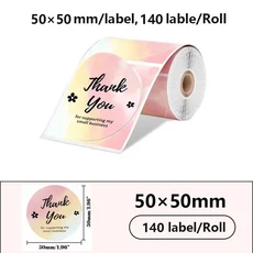 Marklife P50 Phomemo M110 / QLabel 프린터 흰색 및 컬러 열 스티커 라벨, 06 YWX