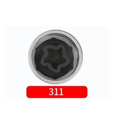 도난 방지 휠 볼트 잠금 너트 키 어댑터 타이어 나사 클래스 제거 도구, 12. 311, 1개