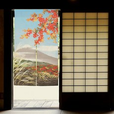 Noren Kobo 노렌코보 사계절 후지산 가을 노렌 가림막 85x150cm