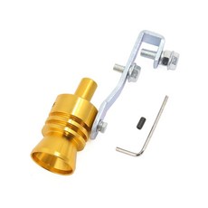 REPAIROCK 범용 골든 톤 사운드 휘슬 머플러 파이프 시뮬레이터 휘슬러 L 자동 교체 부품 144975, REPAIROCK 범용 골든 톤 사운드 휘슬 머플러 파