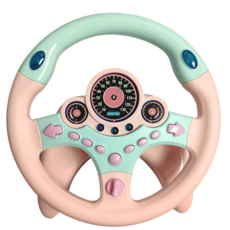 아기놀이 유아핸들 자동차장난감 운전놀이, 부착형 핸들장난감_핑크, 1개, 부착형 핑크