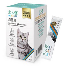 木入森 MORESON 貓咪活菌寶 Probiotics & Prebiotics, 1個, 消化+腸道健康, 15份