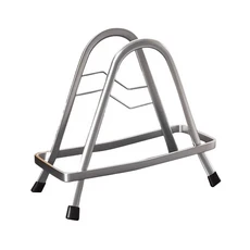 1pc 스테인레스 스틸 커팅 보드 랙 미끄럼 방지 도마 선반 주방 조리대 냄비 뚜껑 보관 랙 주방 주최자, 1개