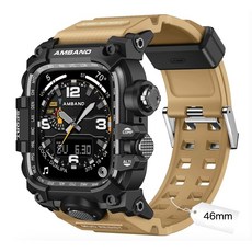 Amband Apple Watch 錶殼 M3 系列, 沙色M3款 46mm （無贈保護貼）,本產品不含apple watch本體, 1個