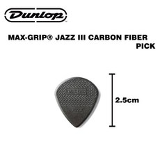 DUNLOP JAZZ III JP 系列 PICK 彈片 簽名 Andy 防滑 XL 鱷魚 犀牛 愛心 FLOW, 1個, 防滑 小JazzIII-鐵灰CARBON, 鐵灰CARBON