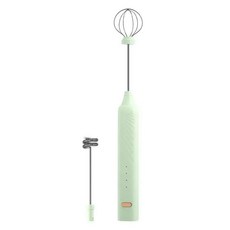 전동 우유 거품기 커피 계란 휴대용 음료 믹서 주방 휘스크 도구, 1개, 3. Green