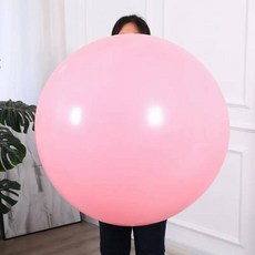 탱탱볼 촉감볼 스펀지공 빅볼 문볼 실리콘볼 에어볼, China Mainland, 36inch 1pc, light pink