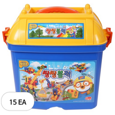 비앤씨 뽀로로 씽씽블럭, 혼합색상, 15개