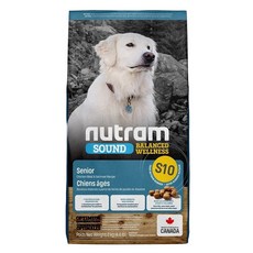 nutram 老犬 S10 均衡健康系列 狗糧, 雞肉 + 燕麥, 2kg, 1袋