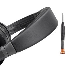 SOULWIT 교체용 헤드밴드 패드 키트-호환 모델 보스 QuietComfort 15 (QC15)/ QuietComfort 2 (QC 2) 헤드폰 - 간편 DIY 설치 1개, Black