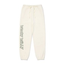 매장정품 와키윌리 WACKYWILLY WACKY WILLY 타이포 그래픽 스웻 팬츠 크림 MG2403PT15CM 703076