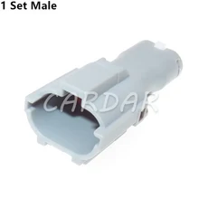 1세트 2 핀 MG640322 방수 전선 램프 조명 소켓 자동차 플러그 7123-1424-40 폭스 바겐, 01 Follow Me Cheaper