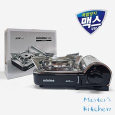 맥스 안심 고화력 휴대용 MS-8000 가스렌지버너 부탄가스 캠핑, 단일옵션, 1개