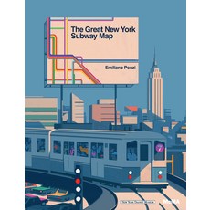 (영문도서) The Great New York Subway Map Hardcover, Museum of Modern Art, English, 9781633450257