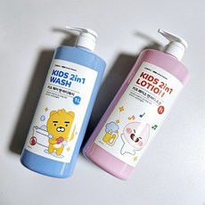 베비언스 리틀프렌즈 키즈 바디 2종 세트, 어피치 + 라이언 (대용량) 세트