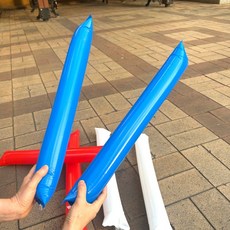 응원스틱 막대 풍선 응원봉, 1개, 블루