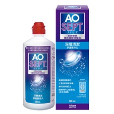 AO SEPT PLUS 雙氧隱形眼鏡保養液, 1個, 360ml