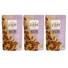 Naturally PAM 뮤슬리 크런치 그래놀라 클래식 뮤즐리 식사대용 300g x3개 muesli