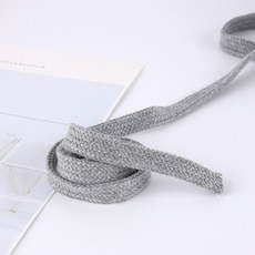 납작스트링면끈(4마), 그레이, 1개