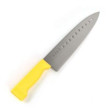 일본제작 타공 주방칼 식도 33.8cm 25호 노랑 uju+75517qu