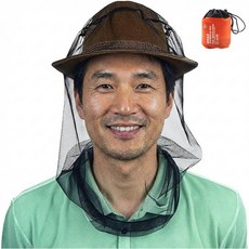 솔레르 얼굴 방충망 모기망 보관가방포함 헤드넷 블랙