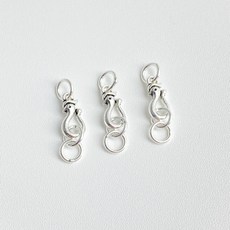 실버 925은부자재 봉황모양 잠금고리 10mm (1개)