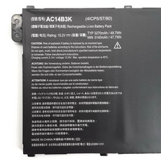 保三 AC14B3K 電池 K50-30 SF315-51g Spin5 SP513-51 A517-51 筆記型電腦電池, 1個