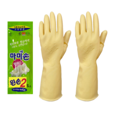 마미손 왼손만 화이트 고무장갑 소 S 10개입, 소(S), 5세트