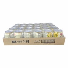 양반 이천쌀 식혜 238ml 24캔 캔식혜 탕비실음료수 회사음료_양반 이천쌀 식혜 238ml x 24캔, 100ml