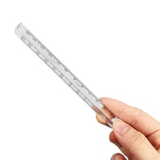 신라Pick 투명 삼각자 문구용 사무용 아크릴자