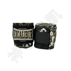 【神拳阿凱】Excalibur 1558 拳擊手綁帶 手繃帶 纏手 300cm 紅/藍/黑/紫/黃/粉/白, 1個, 迷彩, 迷彩