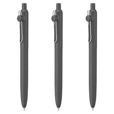 유니볼 젠토 스탠다드 모델 볼펜 0.5mm, 슬레이트 그레이, 3개