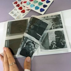 폴라로이드 앨범 화이트 콜렉트북 데코 사진첩 카드 보관 홀더