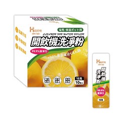覓好物 開飲機洗淨粉 熱水瓶清潔劑 天然檸檬酸除垢劑 15克x10入, 15個, 15g