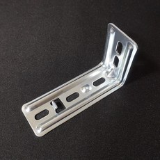ㄱ자 대형 브라켓 9.0cm 커튼 블라인드 부속품 부품 설치 고정 피스, 목재 나사 2개 (소 1cm), 1개, 메탈