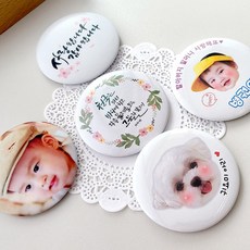 뱃지제작 캔뱃지 핀버튼 배지 원형 58mm