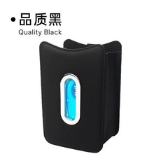 车载纸巾袋/收纳盒 汽车座椅挂袋 多功能纸抽盒置物袋, 1只裝, 渣渣黑