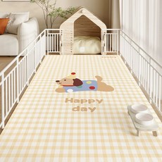 에스이스타 강아지미끄럼방지장판, 1개, 애플 퍼피