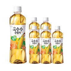 웅진 옥수수수염차 1.5L x 12pet 옥수수수염차, 500ml, 6개