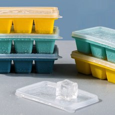 실리콘 얼음틀 트레이 하이볼 얼음 아이스 메이커 6구 얼음트레이 얼음통 아이스트레이 옐로우 L429, 단품